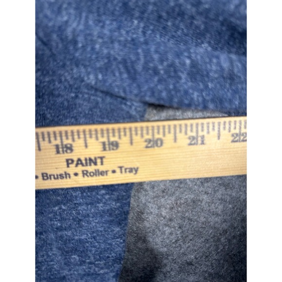 Fossil Mens Hoodie Small Blue Heathered Button Pullover Casual Comfy‎ - Picture 3 of 7